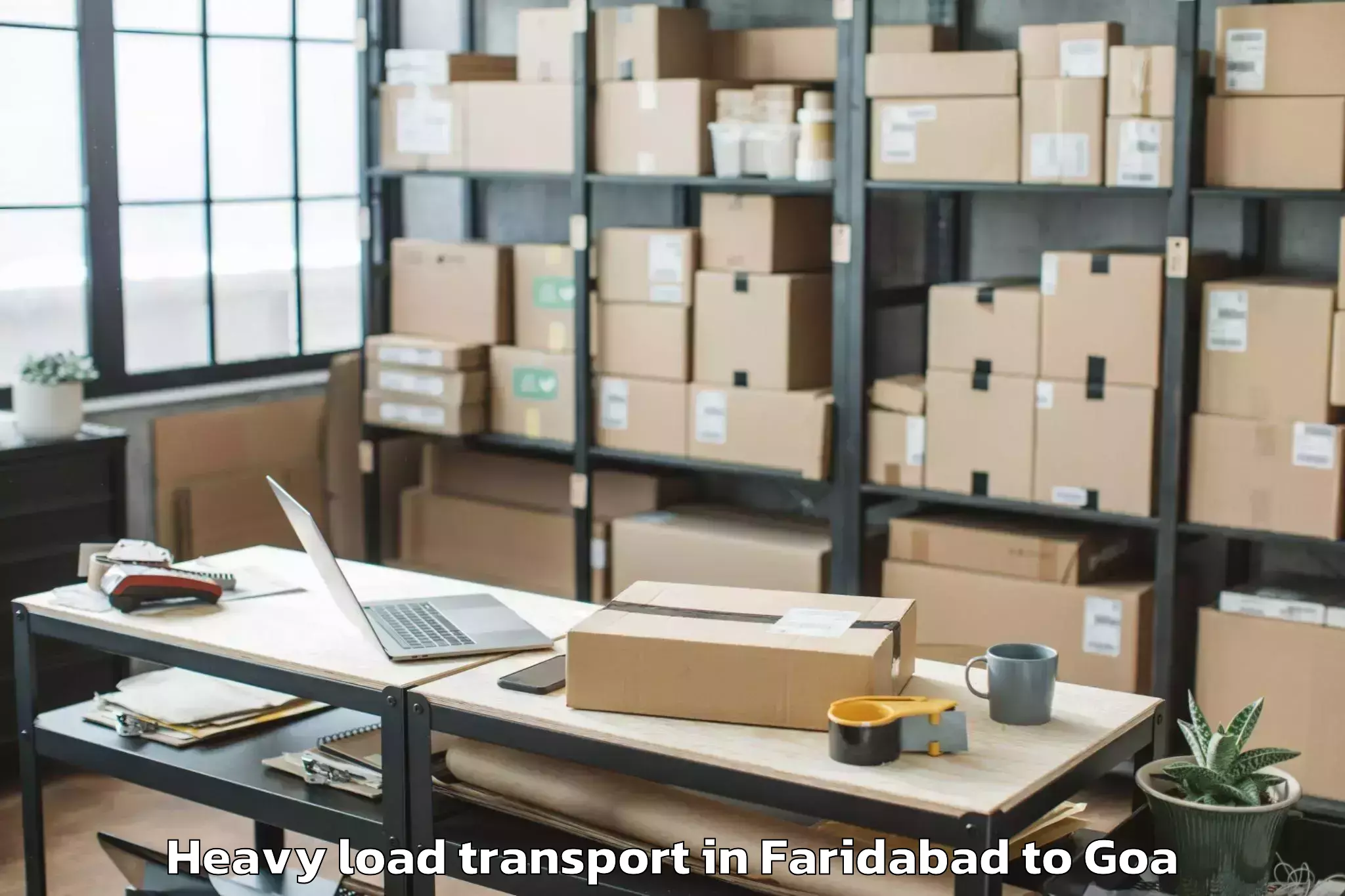 Expert Faridabad to Sancoale Heavy Load Transport